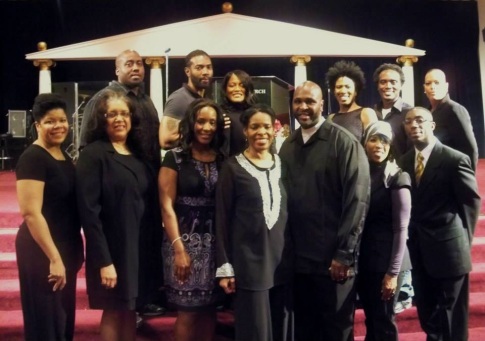 Wanda Spence (Front-Second Left) & Cast of A Change Is Gonna Come